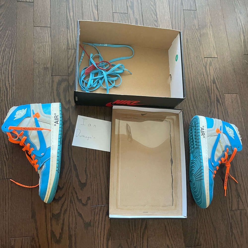 Off-White Jordan 1 UNC